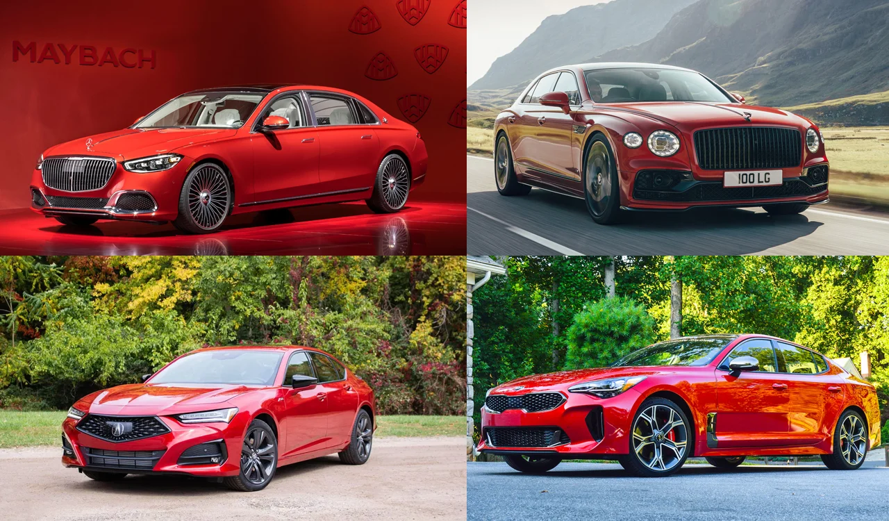 cars with red interior