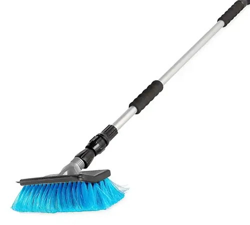 car washing brush with soap dispenser