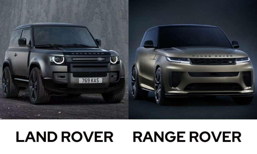 Difference Between Land rover And Range Rover