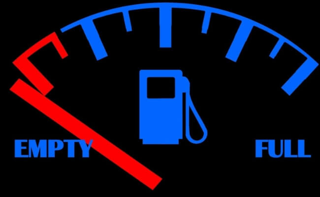 Empty Fuel Tank
