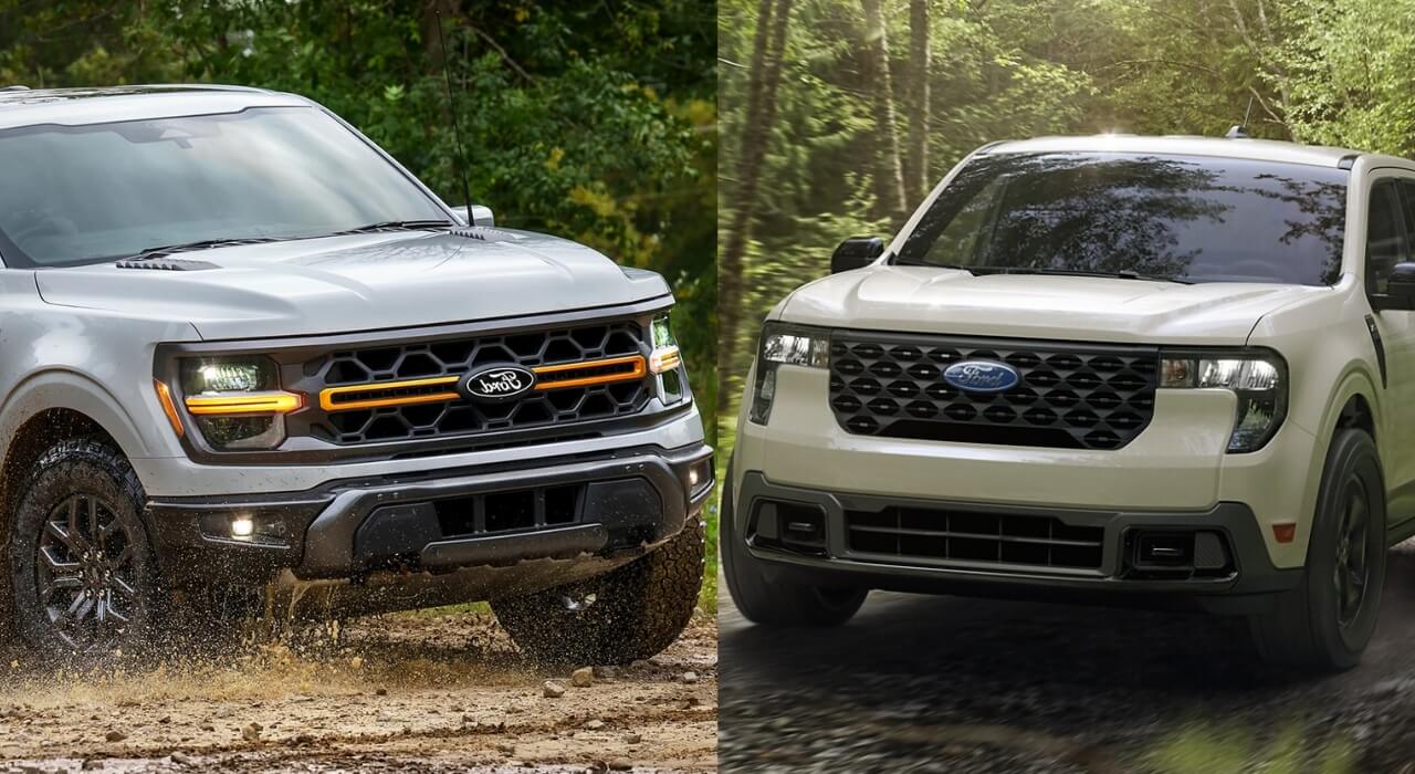 2025 Ford Maverick Vs. F-150 Size
