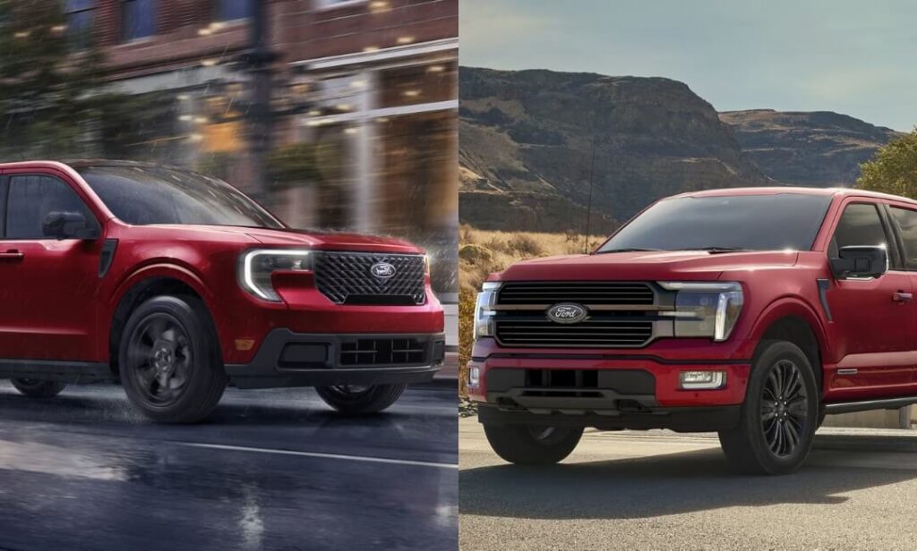 Ford Maverick Vs. F150 Size